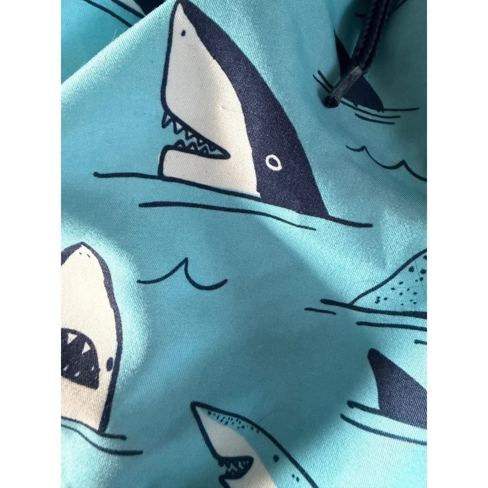 Carter's Shark Toddler Boy Swim Trunks Rash Guard Pool Beach Size 18 Months
